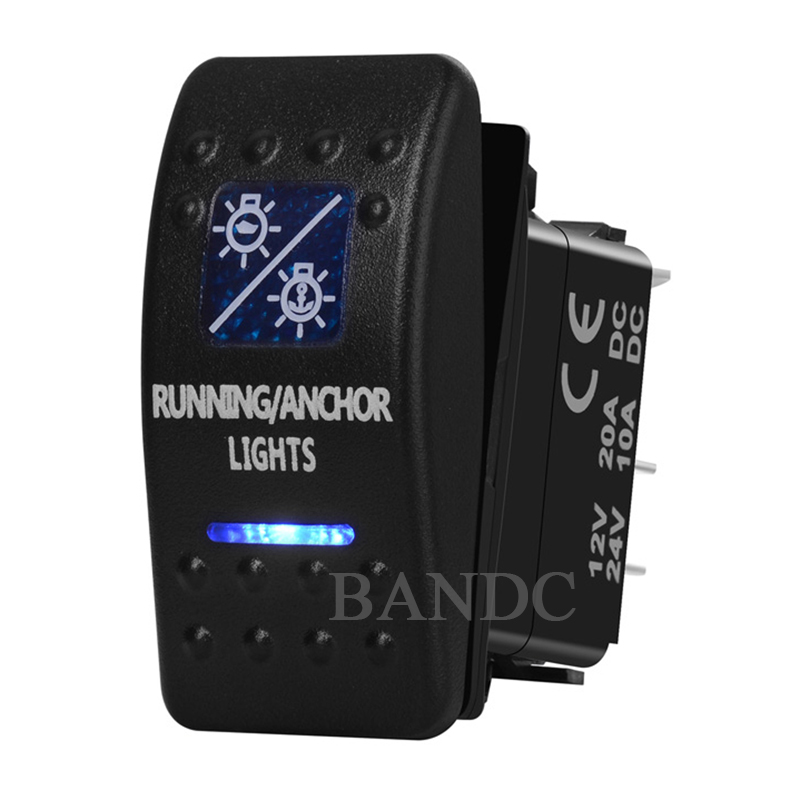 Blue Led Running/Anchor Light  - Fishing Boat Anchor 评论和价格