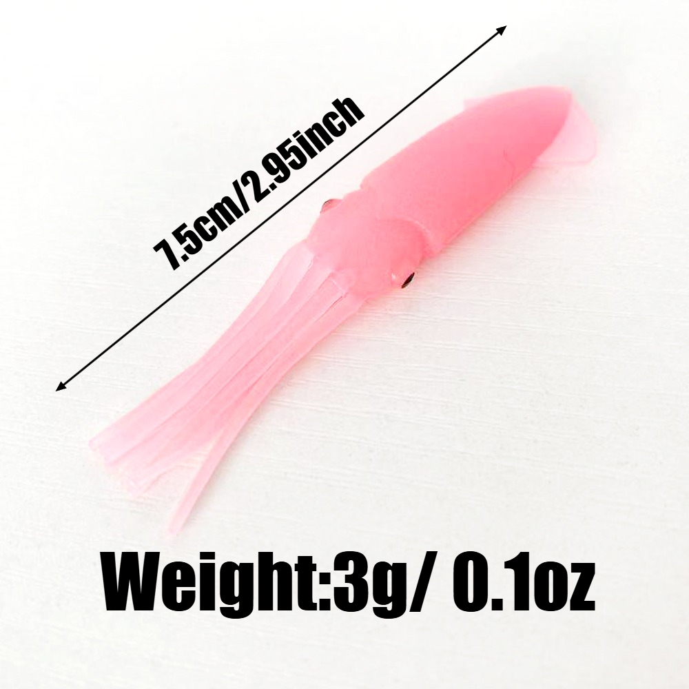 5PCS  7.5cm Mini Octopus Soft  - Fishing Boat Anchor 评论和价格