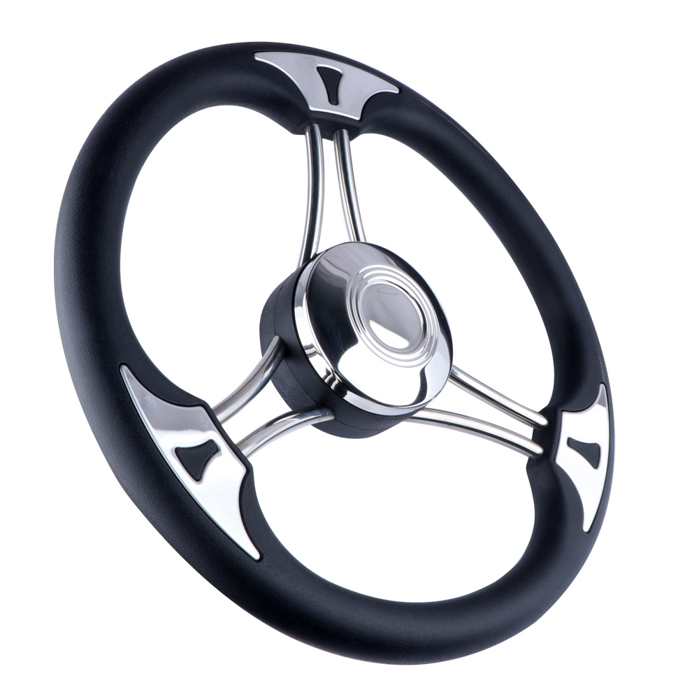 ANDYMARINE 13.5 Inch Stainless - Fishing Boat Steering Wheel 评论和价格